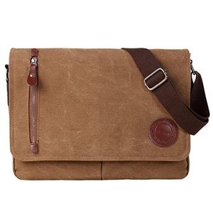 New Vintage Style Satchel Messenger Travel Laptop